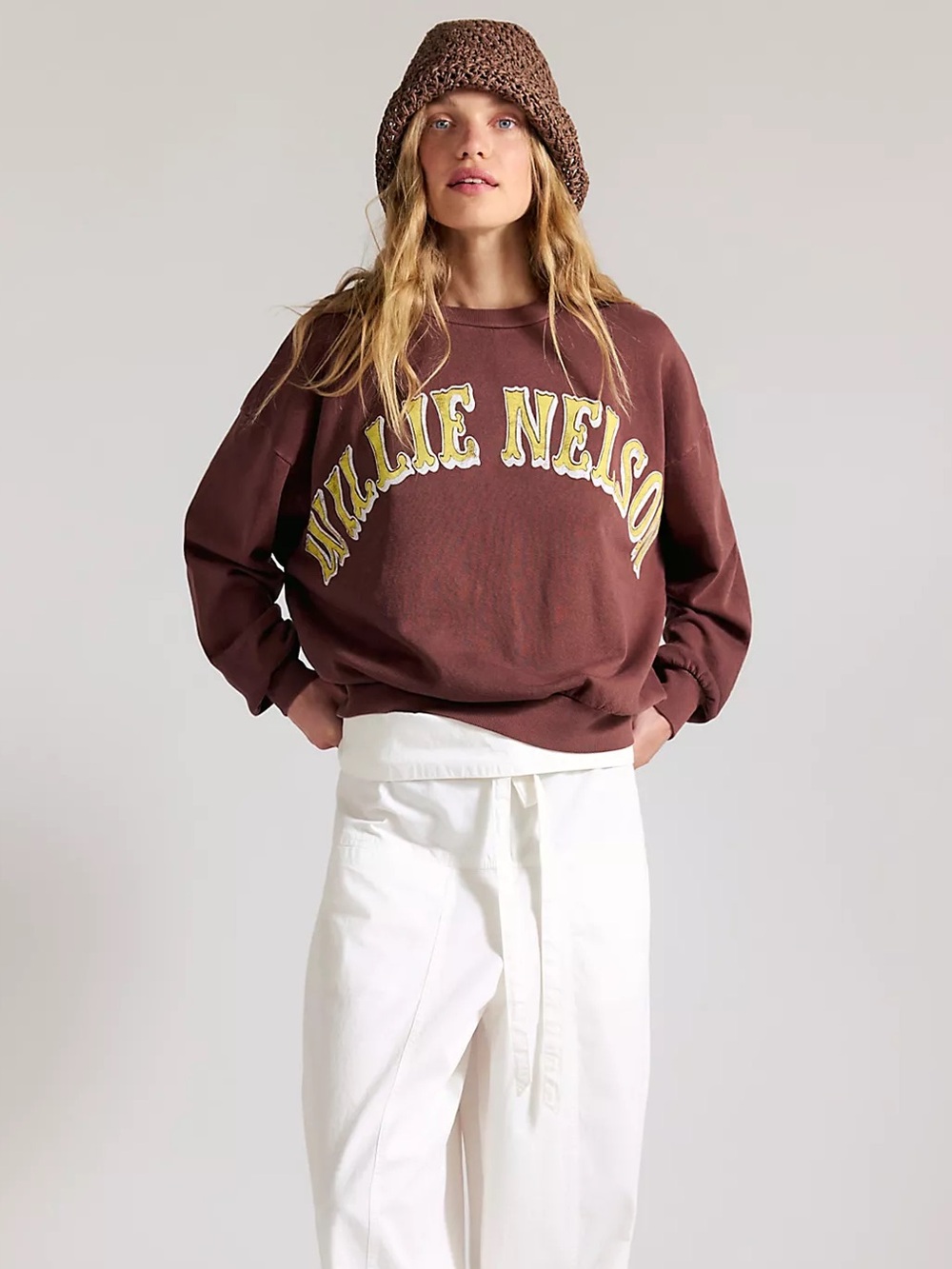 NWT Daydreamer Willie Nelson Pullover Sweatshirt Free People